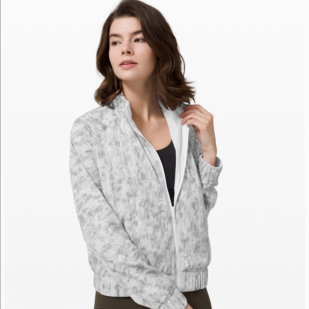 Lululemon Bombs Away Bomber Windbreaker jacket